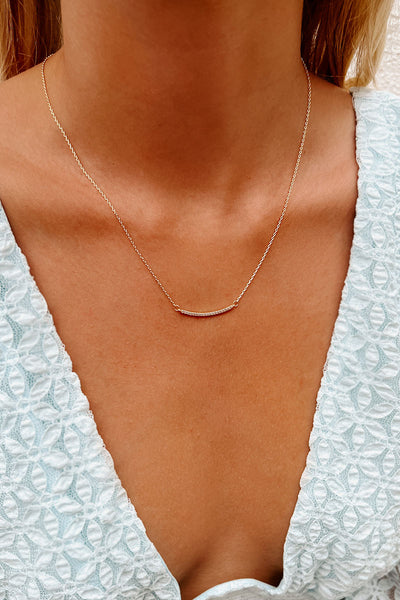 Deep Devotion Dainty Necklace (Gold) - NanaMacs