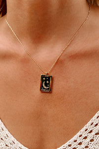 Moonlight Memories Pendant Necklace (Gold) - NanaMacs