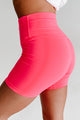 Alpha Mode Solid Biker Shorts (Neon Pink) - NanaMacs