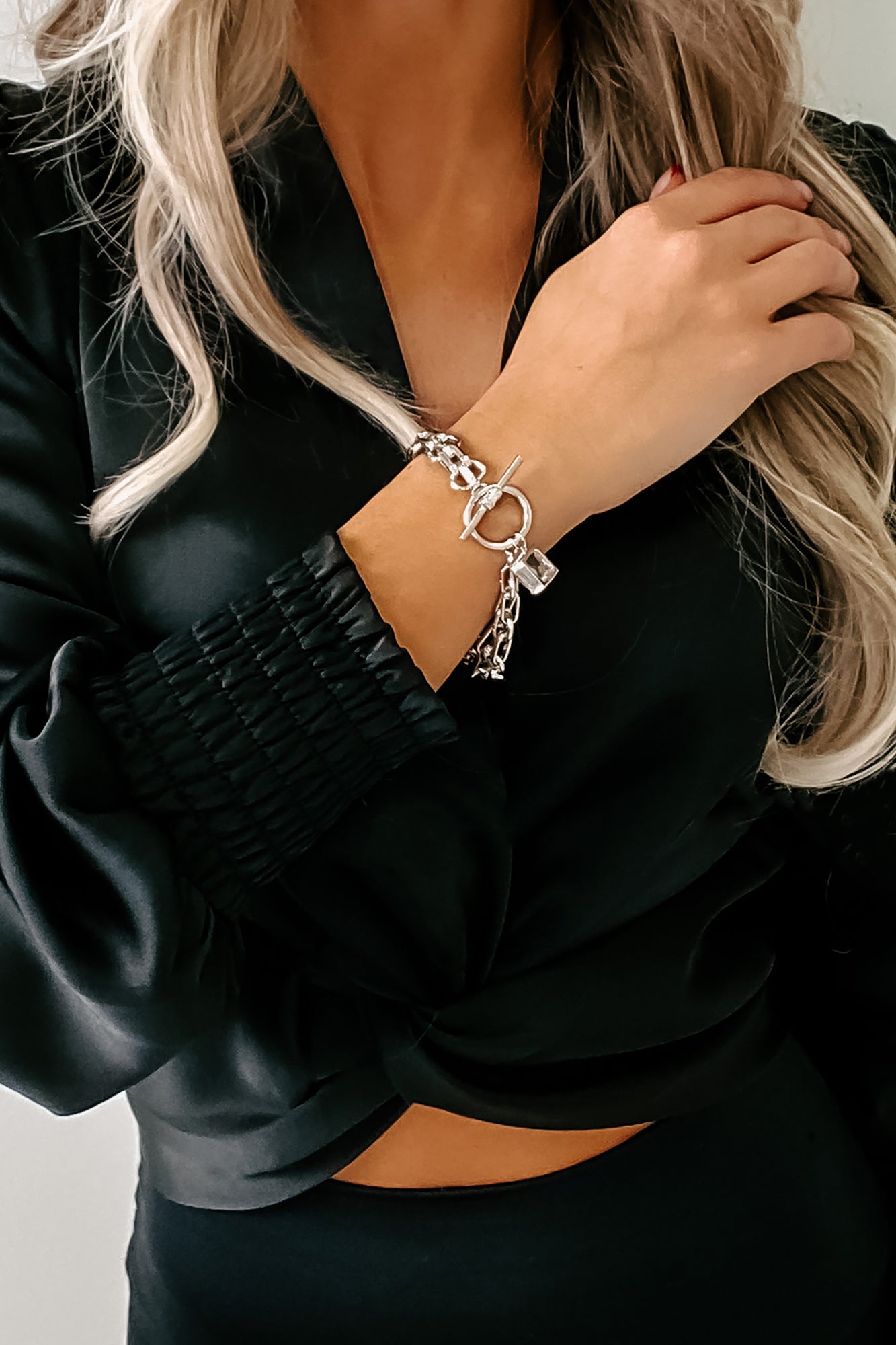 Simply Chic Bracelet (Silver) - NanaMacs
