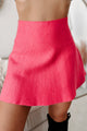 Something Good Knit Skater Skirt (Pink) - NanaMacs