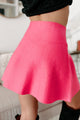 Something Good Knit Skater Skirt (Pink) - NanaMacs