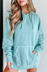 Vintage Wash Hoodie (Mint) - NanaMacs