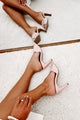 Resort Ready Twisted Woven Raffia Heels (Pink Raffia) - NanaMacs