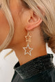 Seeing Stars Dangle Earrings (Gold) - NanaMacs
