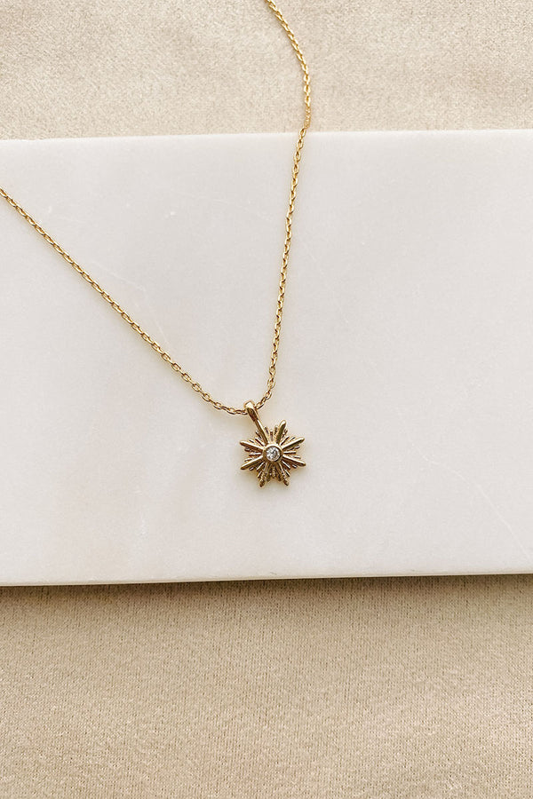 My Inner Light Gold Plated Star Charm Necklace (Gold) - NanaMacs