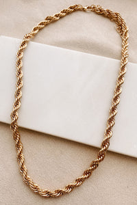 Sewing Discord Rope Chain Necklace (Gold) - NanaMacs