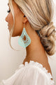 Western Chic Dangle Earrings (Blue) - NanaMacs