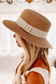 Forever Sunny Straw Woven Round Sun Hat (Tan) - NanaMacs