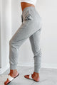 Can't Sleep Drawstring Waist Joggers (Heather Grey) - NanaMacs