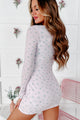 Be Sweet Long Sleeve Floral Mini Dress (Lavender) - NanaMacs