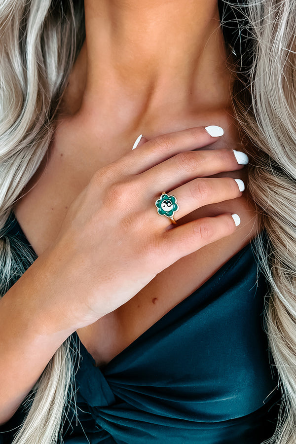 Be Balanced Statement Ring (Green) - NanaMacs