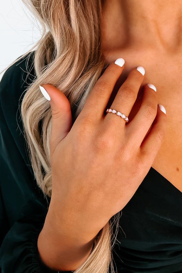 Don't Miss A Beat Delicate Ring (Pink) - NanaMacs