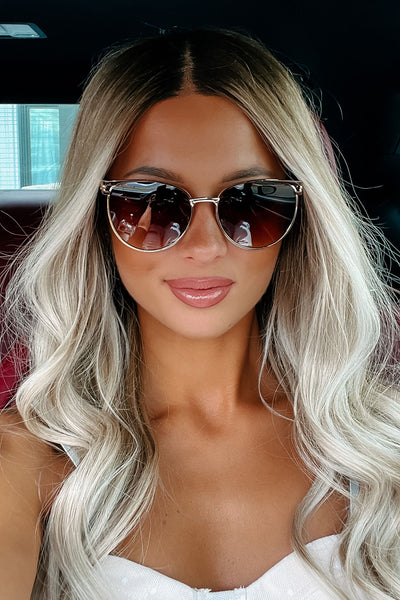 Fierce Feline Cat Eye Sunglasses (Black) - NanaMacs