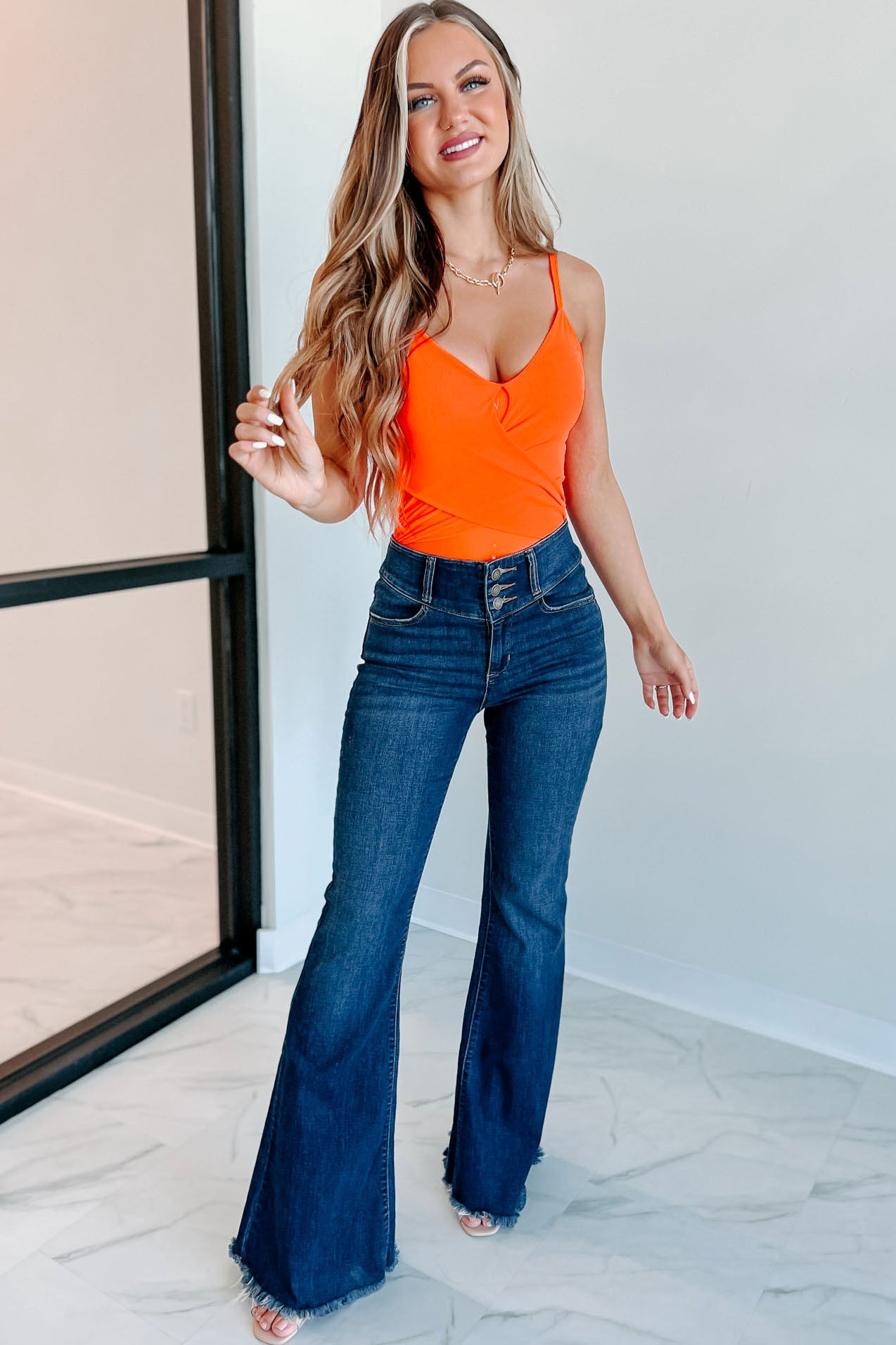 Black High-Waisted Flare Jeans – iFetish Apparel