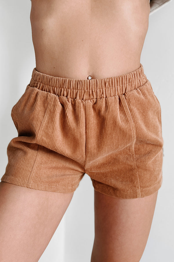 Acceptable Compromise Corduroy Shorts (Brown Sugar) - NanaMacs