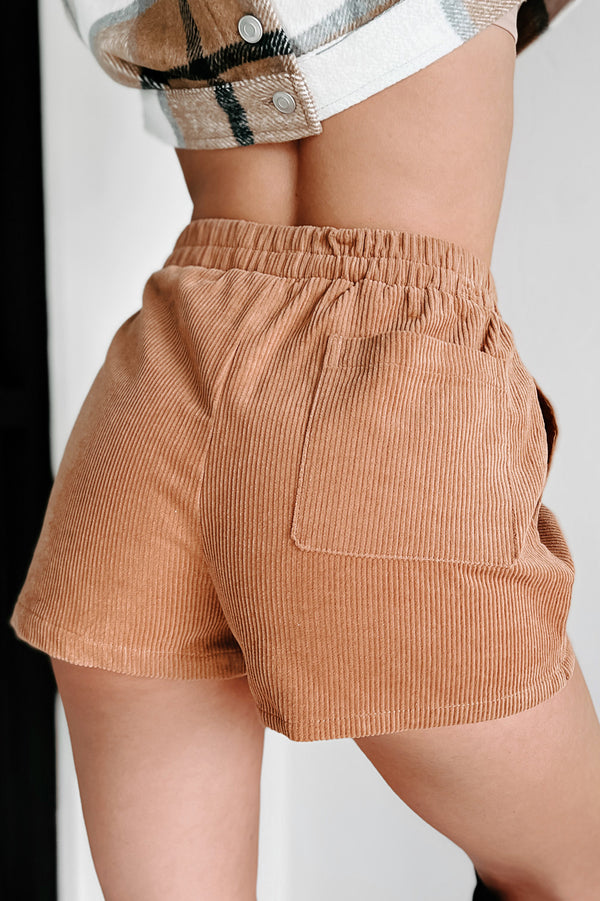 Acceptable Compromise Corduroy Shorts (Brown Sugar) - NanaMacs