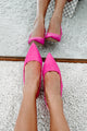 Ms. Woods Slingback Heels (Hot Pink) - NanaMacs