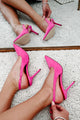 Ms. Woods Slingback Heels (Hot Pink) - NanaMacs