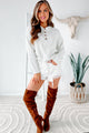 There's No Other Hooded Knit Sweater (Cream) - NanaMacs