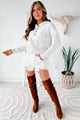 There's No Other Hooded Knit Sweater (Cream) - NanaMacs