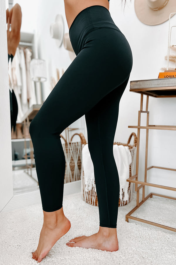 Peak Condition High Waisted Leggings (Black) - NanaMacs