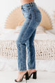 Stay Fresh Sneak Peek High Rise 90's Skinny Jeans (Medium Vintage) - NanaMacs