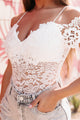 Undeniable Attraction Lace Bodysuit (Ivory) - NanaMacs