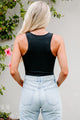 Melinda Sleeveless Fringe Detailed Bodysuit (Black) - NanaMacs