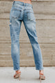 As You Wish Mid-Rise Distressed Boyfriend Jeans (Medium) - NanaMacs