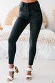 Differing Opinions Just Panmaco High Rise Extended Waist Skinny Jeans (Black) - NanaMacs