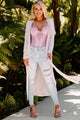 Breezy Sunsets Knit Duster Cardigan (Lilac) - NanaMacs