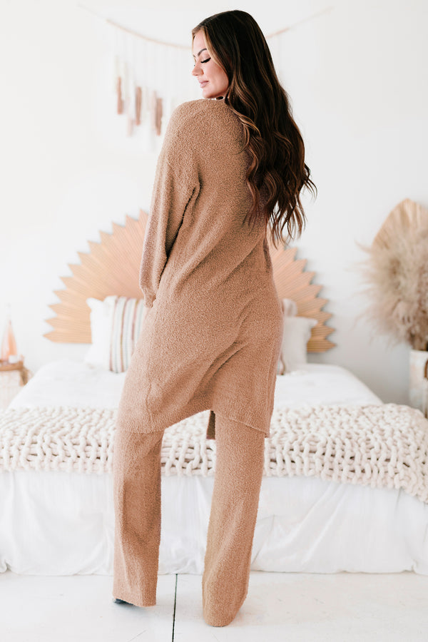 Teddy To Go Fuzzy Three Piece Set (Mocha) - NanaMacs