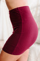 Can't Be Forgotten Ribbed Two Piece Set (Burgundy) - NanaMacs