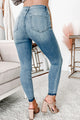 Dream A Little Deeper Mid-Rise Skinny Jeans (Light Denim) - NanaMacs