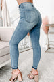 Dream A Little Deeper Mid-Rise Skinny Jeans (Light Denim) - NanaMacs