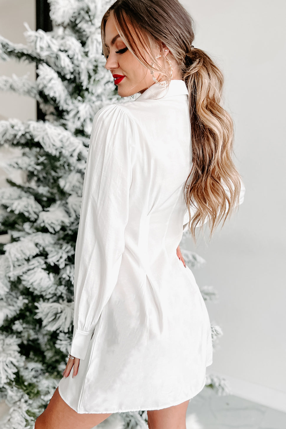 Plt white shirt store dress