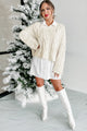 Play By The Rules Chunky Cable Knit Sweater (Cream) - NanaMacs