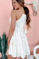 Endless Appreciation Tiered Mini Dress (Off White) - NanaMacs