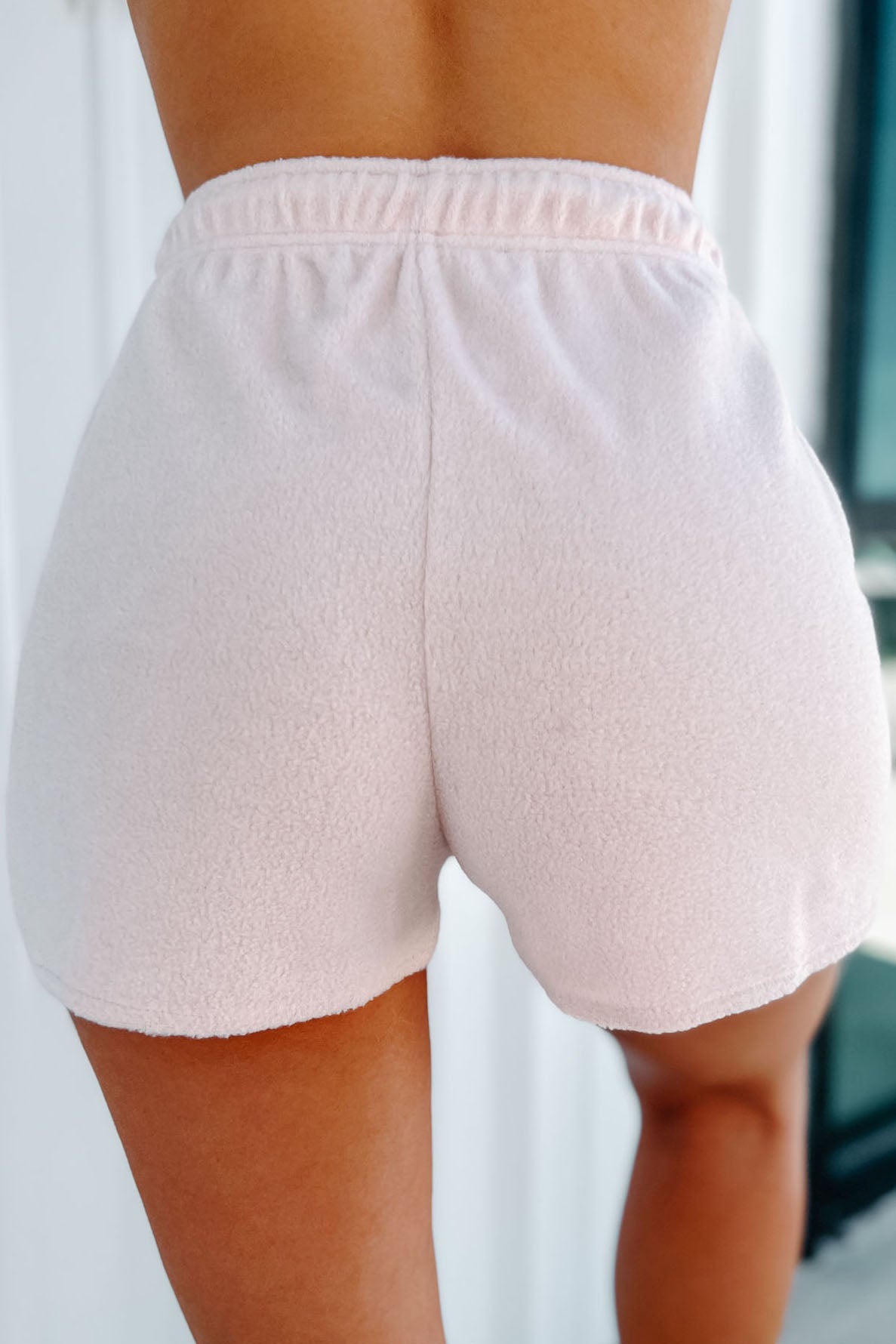 Let Me Be Lazy Fleece Two-Piece Set (Blush) - NanaMacs