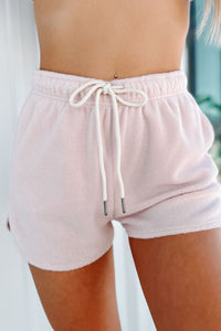 Let Me Be Lazy Fleece Two-Piece Set (Blush) - NanaMacs