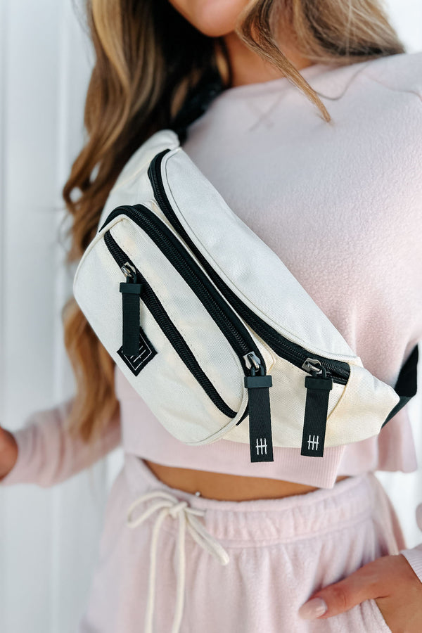 Destination Unknown Fanny Pack (Ivory) - NanaMacs