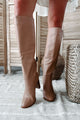 Ramara Faux Leather Billini Knee High Boots (Light Camel Natural) - NanaMacs