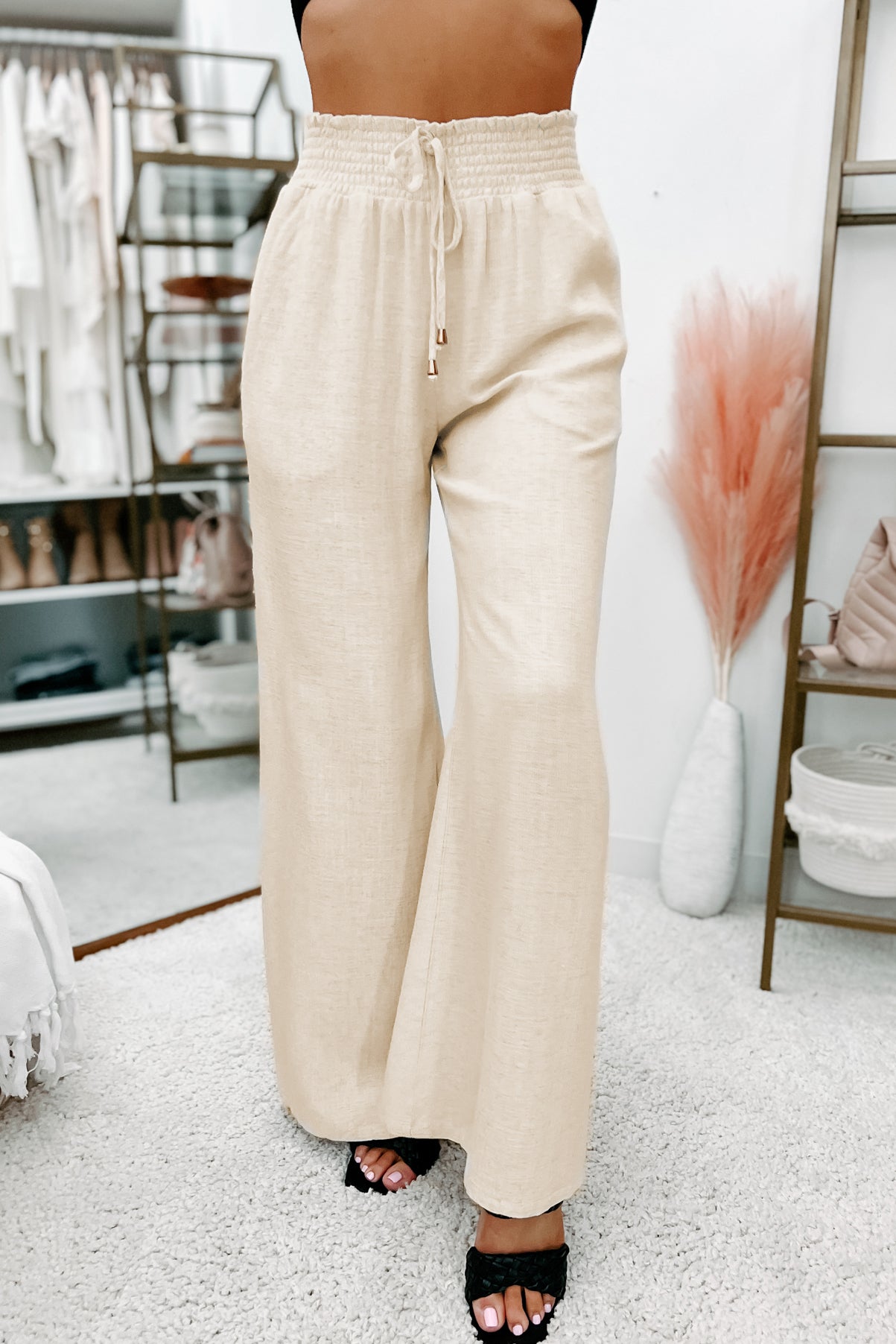 Full Time Pant - Linen Drawstring Pants