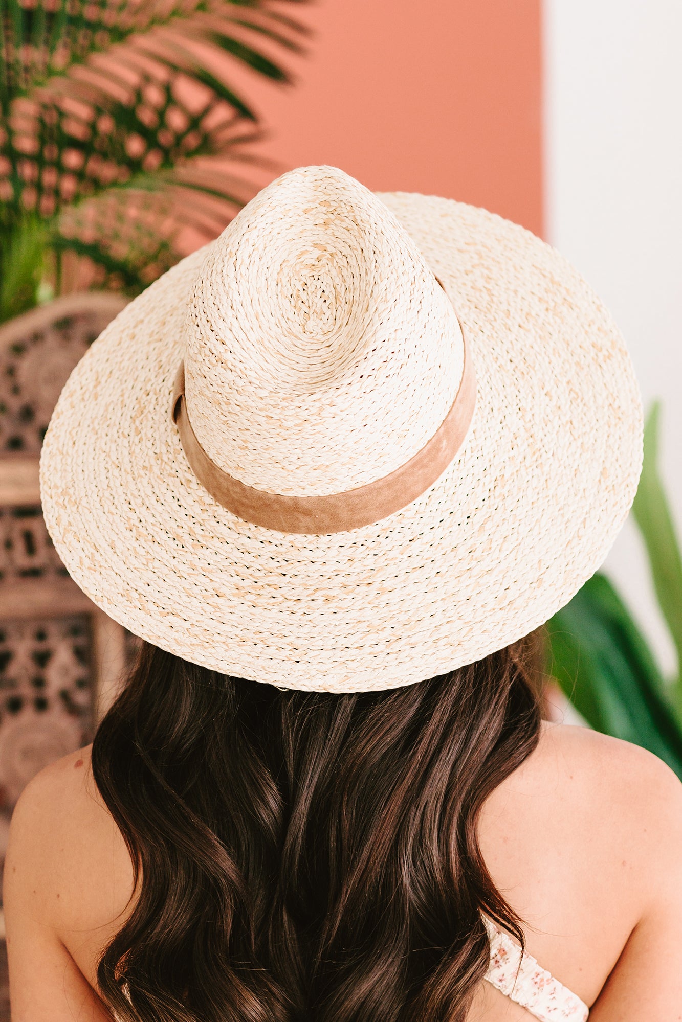 To The Brim Wide Brim Straw Hat (Ivory) - NanaMacs