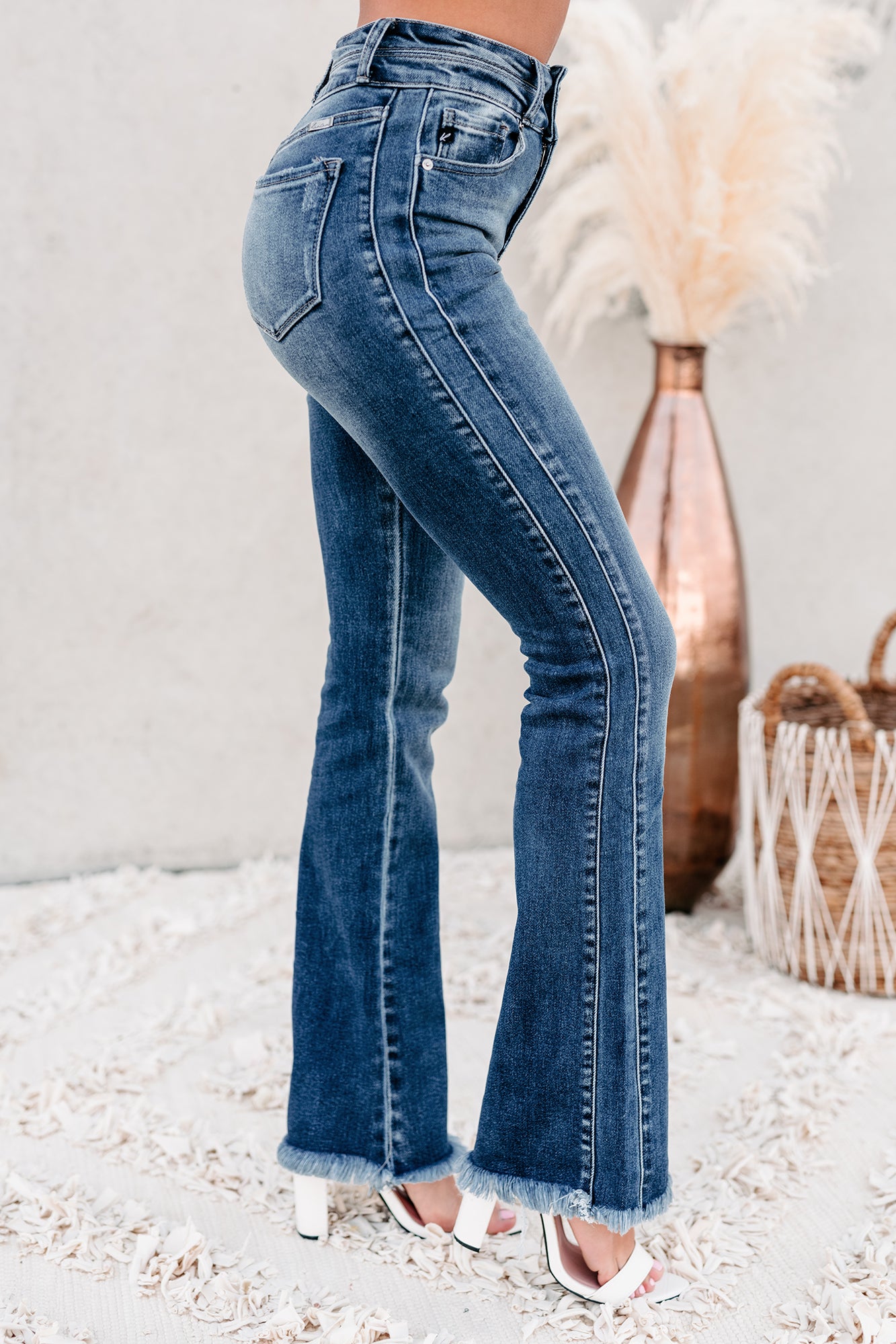Stockyard Stylish High Rise Boot-Cut Kancan Jeans (Medium) · NanaMacs