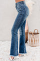 Stockyard Stylish High Rise Boot-Cut Kancan Jeans (Medium) - NanaMacs
