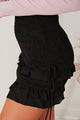 All The More Charming Ruffle Skirt (Black) - NanaMacs