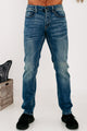 Royce Men's Flag & Anthem Slim Fit Jeans (Medium Wash) - NanaMacs