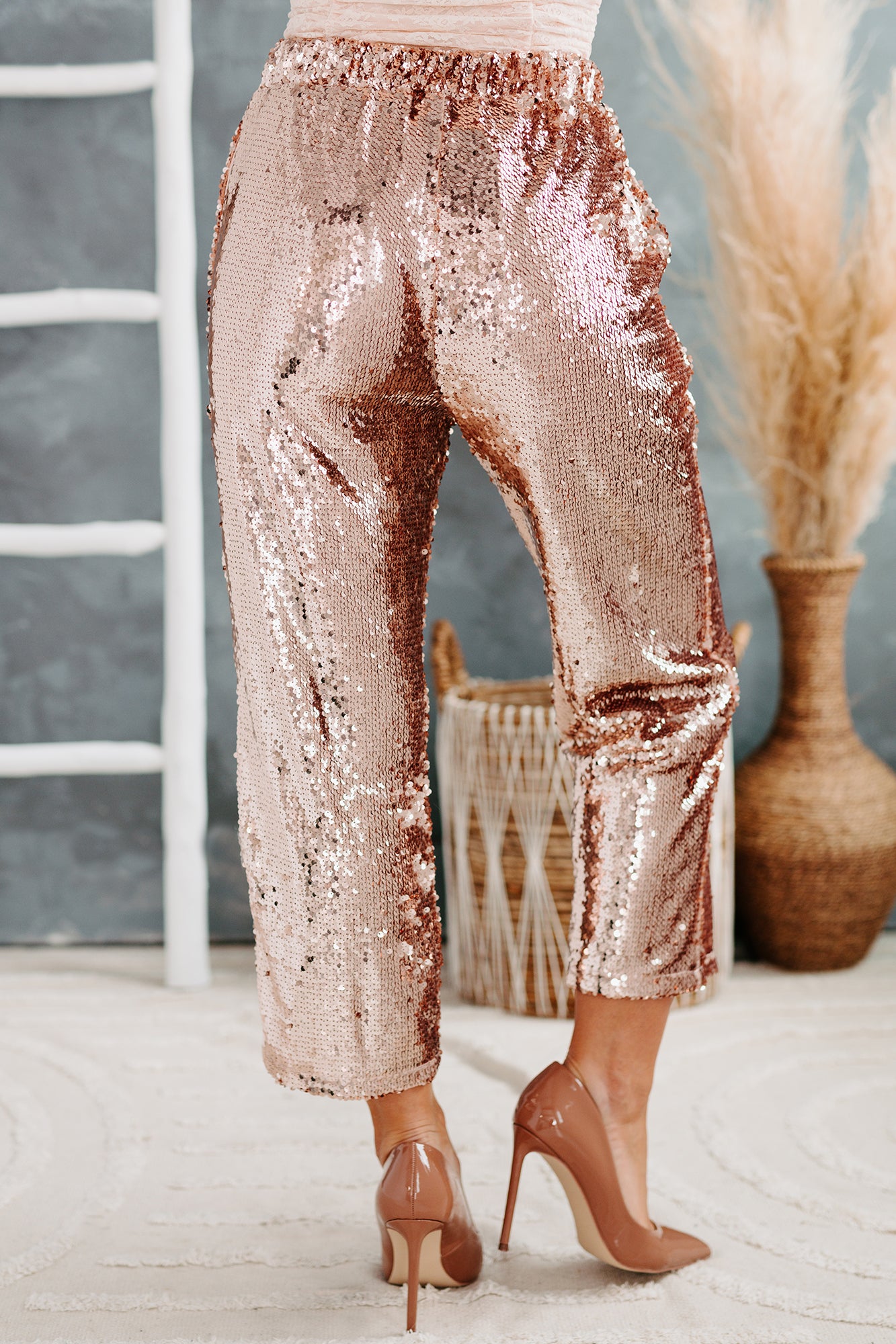 Buy Gold Solid Trousers Online  W for Woman